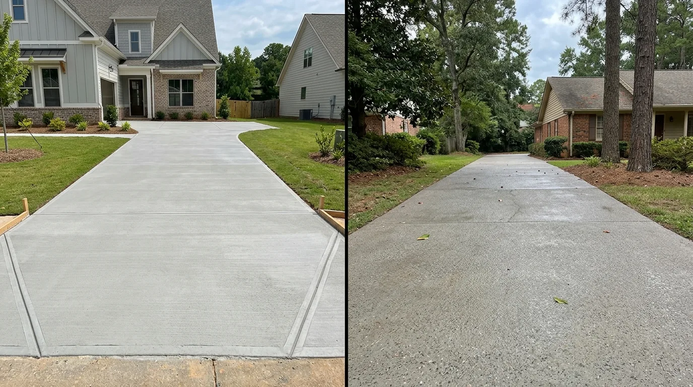 New Concrete vs. Resurfacing in Bartow County, GA: Which to Choose?