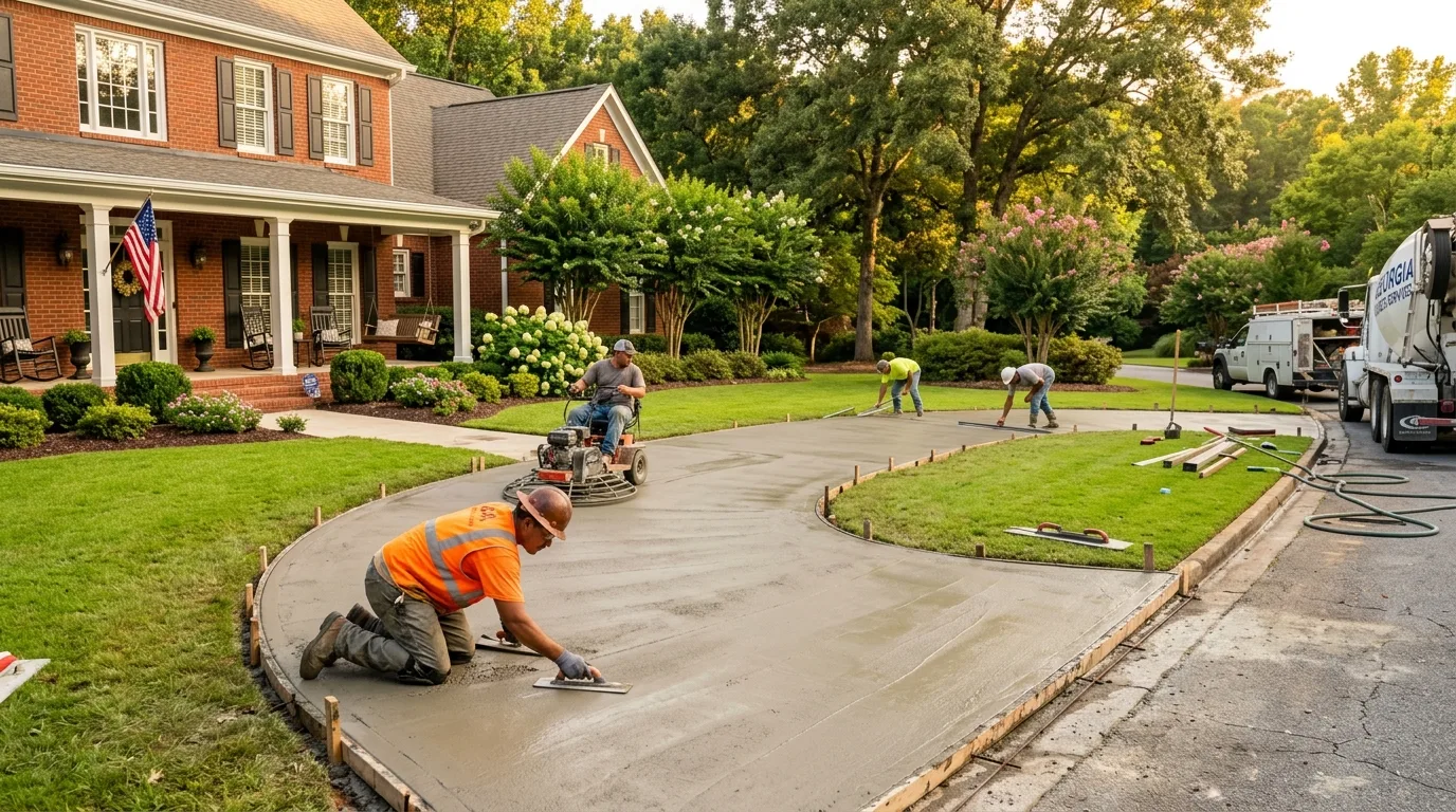 Professional concrete services in Cartersville, Georgia